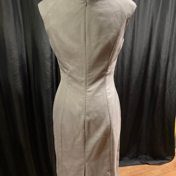 Calvin Klein, Size 4, Gray Dress - Picture 2 of 2